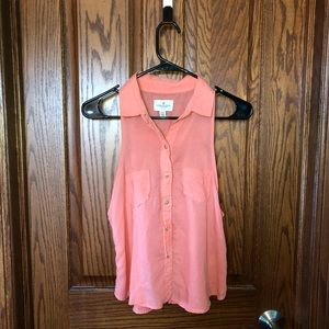 Pink American Eagle Tank Top